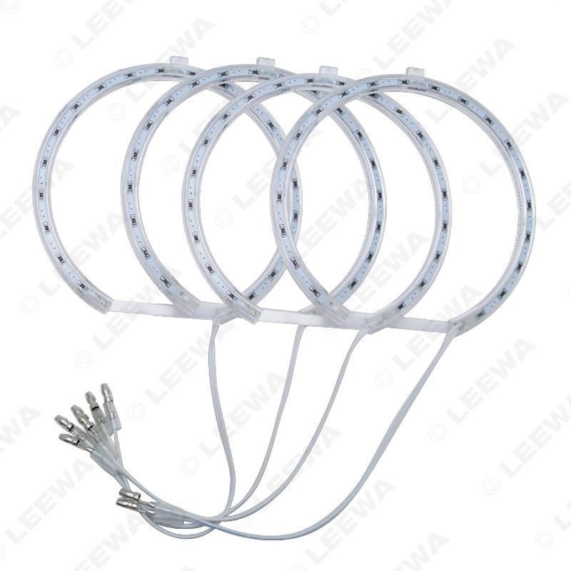 BMW E39 (01-03) Angel Eye Halo Ring Headlights with SMD Cover