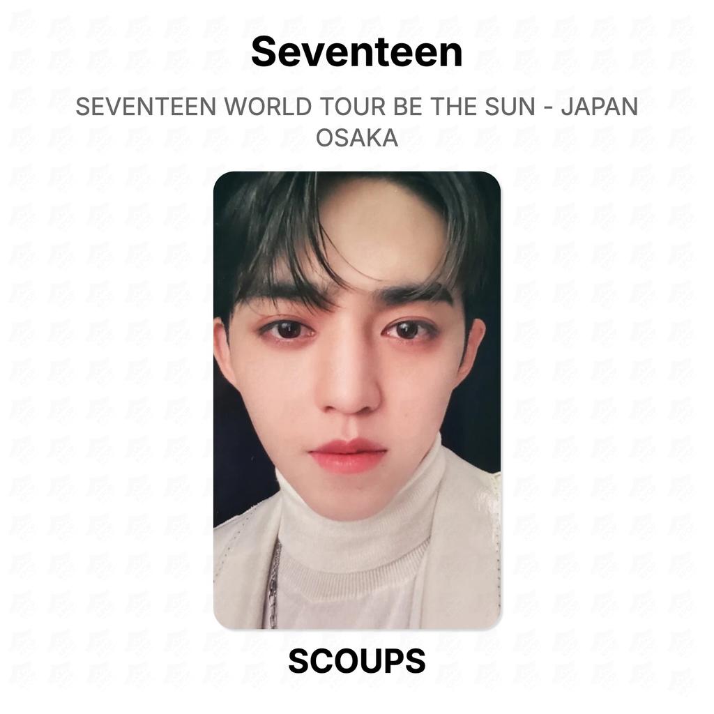 Seventeen WORLD TOUR BE THE SUN - JAPAN OSAKA Official Photocard