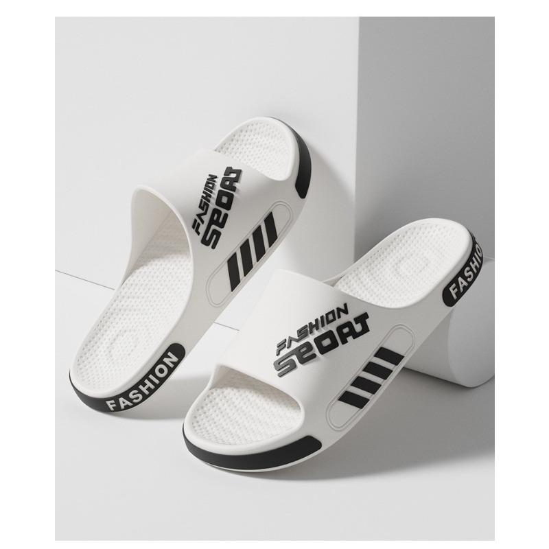 Pantoufles à semelles épaisses pour hommes, nouvelle collection été, antidérapantes et sans odeur pour la maison, pantoufles cool à une lanière