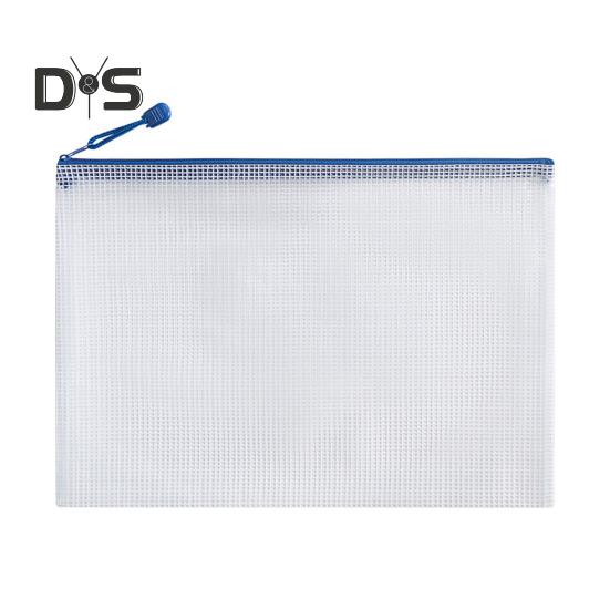 File Bag Large Capacity Storage A4 Files Stationery Carrying Case Transparent Visual Design Portable Document Organizer