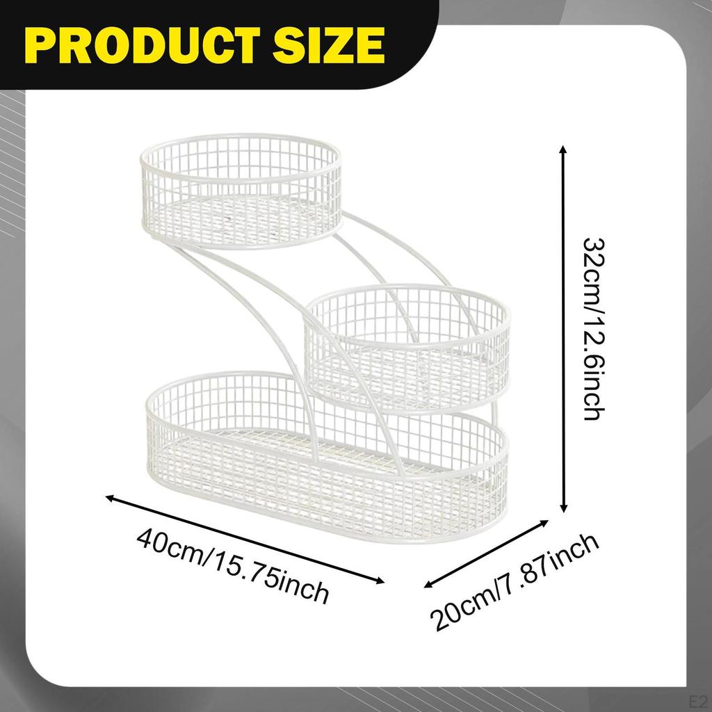 Stojan na ovoce, Koš, Nádoba, Víceúčelová, Moderní mísa, Úložný stojan na pult, k jídelnímu stolu