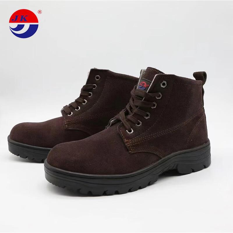 JK JK-751 Steel Toe Anti-Puncture Suede Leather Safety Shoes 41