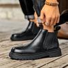 Men's high-quality British casual boots spring and autumn new soft-sole non-slip comfort outdoor fashion youth Joker work boots