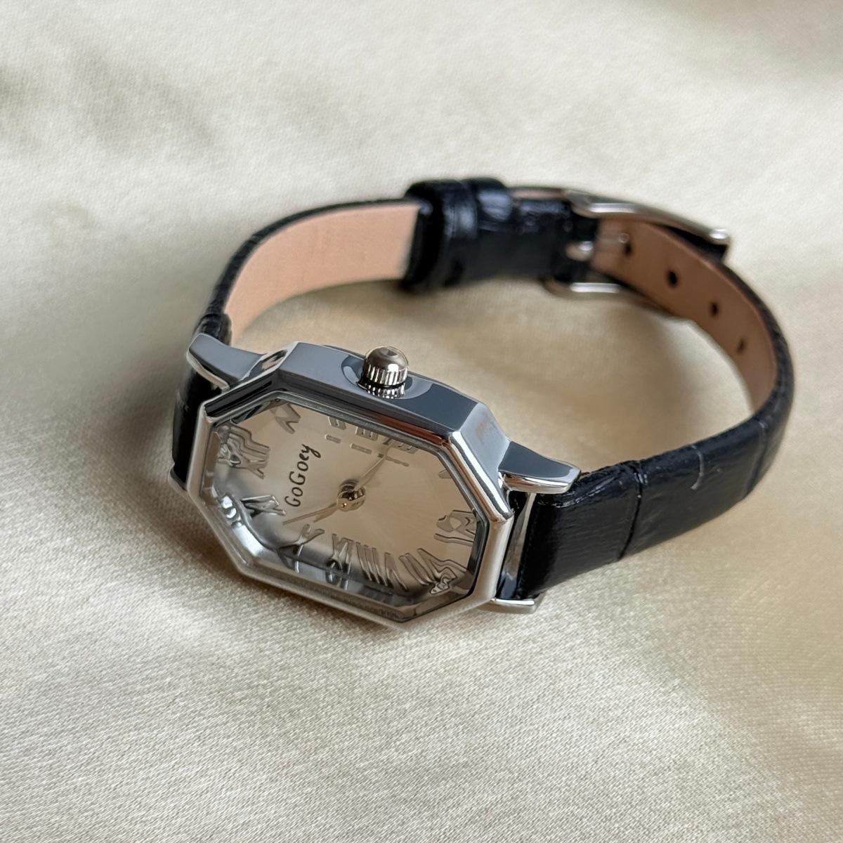 Gogoey Watch Women S Retro Roman Fashion Casual Literary Style Mori Students Simple Quartz Women S Watch