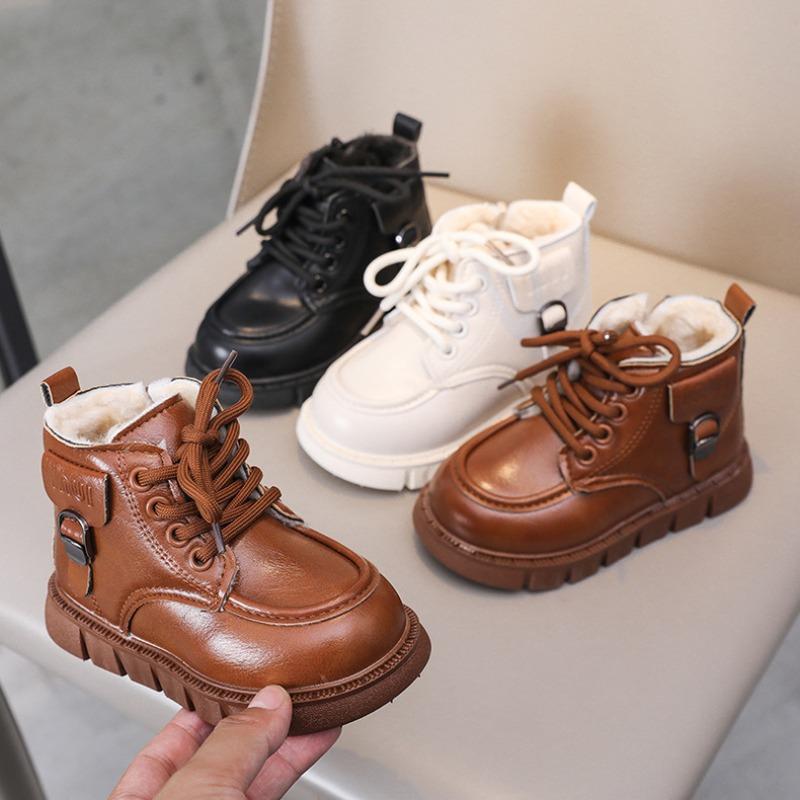 Elegant Kids Boots for Girls | Children's Martin Snow Boots, Fleece-Lined Warm Winter Boots for Toddlers Casual Kids Shoes