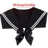 Adjustable Sailor Style Detachable Necktie Collar With Soft Breathable Fabric For Daily Outfits And Themed Parties