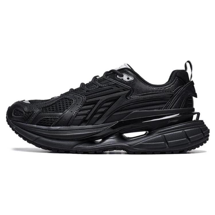 New LiNing Comet 5 Anti Slip Wear Resistant Low Top Casual Shoes Men's Black AGLT025-2