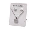 KT Cat Sweet Earrings & Necklace Set: Cute Cartoon Design for Girls