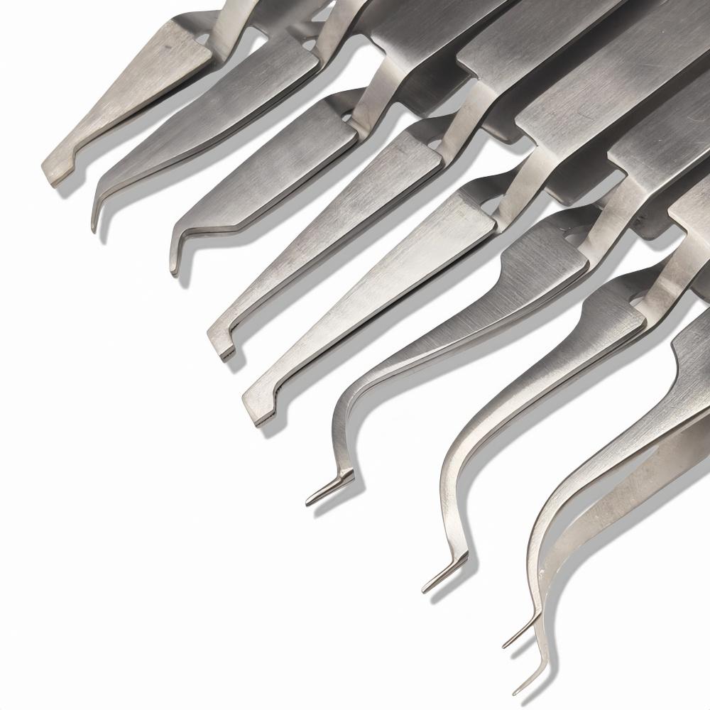 1 kus Zubní ortodontická pinzeta na lepení závorek, pinzeta na lepení bukální trubice, držák pinzety, umisťovací nástroj