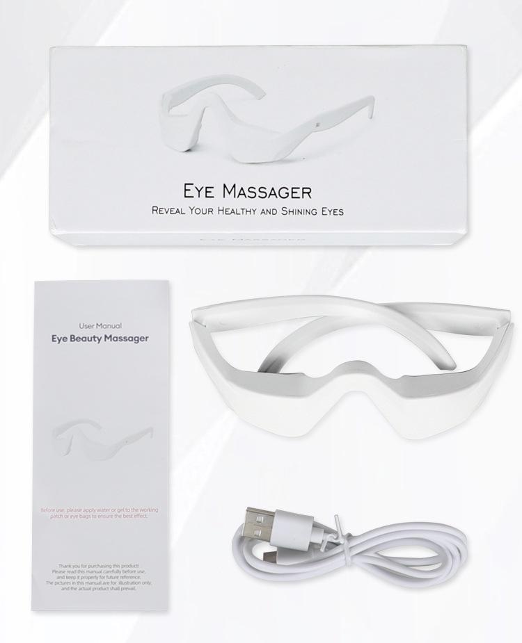 Smart Red Light Eye Massager: Rechargeable Eye Beauty & Protection Device
