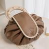 Waterproof Drawstring Cosmetic Bag Large Capacity Portable Handbag Storage Bag