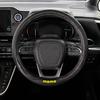 MOMO BRIAR Steering Wheel Size Wood Cover, Italy, Milan, S, Black/Black