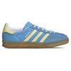 adidas Damen Gazelle Indoor Blue Burst Gelb Damen Sneaker Halb-Blau-Burst Fast-Gelb Wolkenweiß IE2960