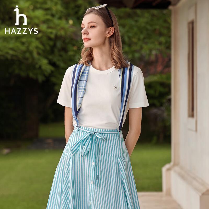 HAZZYS Women s 3A Anti-Bacterial Loose Fit Short-Sleeve T-Shirt XL