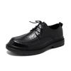 New Lace-Up Oxford Shoes Men'S Comfortable Genuine Leather British Thick-Soled Business Leather Shoes For Spring