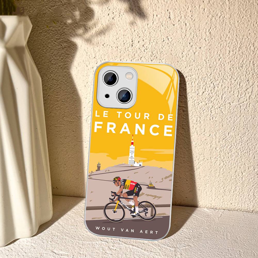 Bicycle Bike Sport Tempered Glass For Iphone 14 13 12 11 Pro Mini XS MAX 14Plus X XS XR Cover