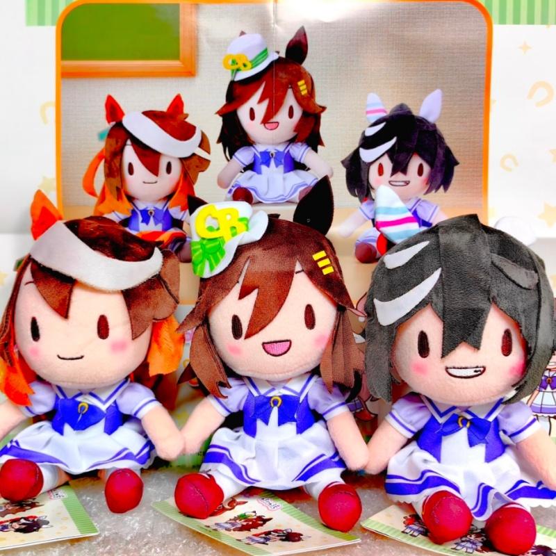 Genuine Uma Musume Pretty Derby Fuwa Petit Plush Dolls Kitasan Black Satono Diamond Manhattan Cafe Anime Fufu Toys For Gift