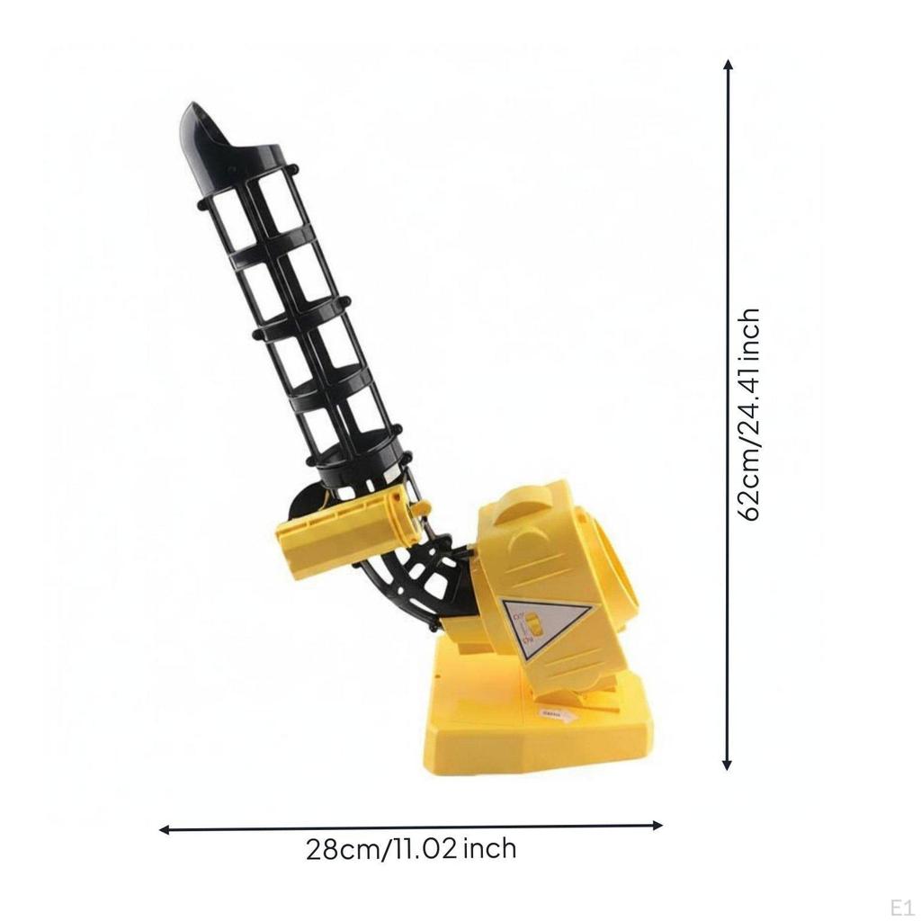 Automatic Ball Launcher Rectangular Base Play Set Angled
