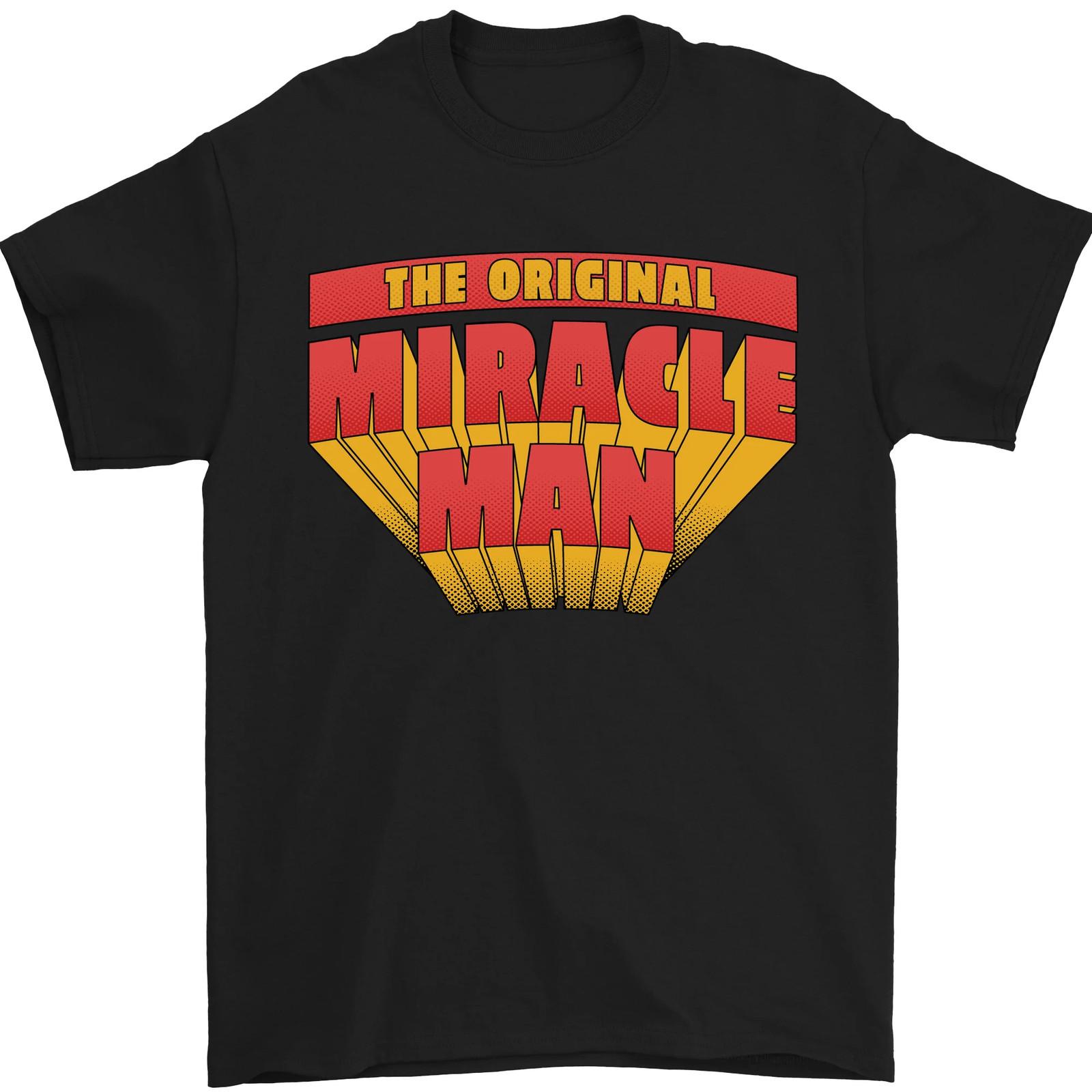 Fathers Day The Original Miracle Man Mens T-Shirt 100% Cotton L