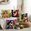 Fashion Pop Comic Portrait Pillow Case Home Decoration Cushion Cover Suitable For Bedroom Car Office Sofa