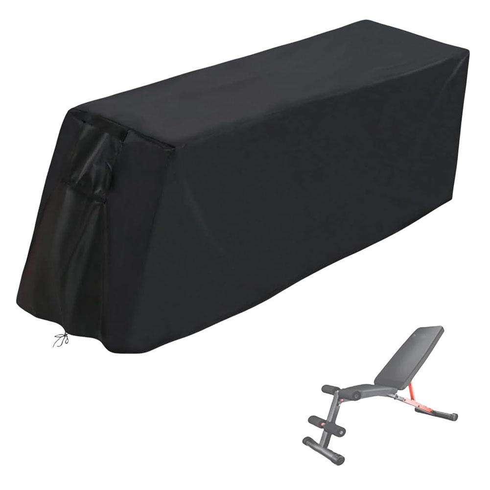 Weight Bench Cover Waterproof Protective Cover for Exercise Benches with Handle and Drawstring Fit 140L 46W 40H CM