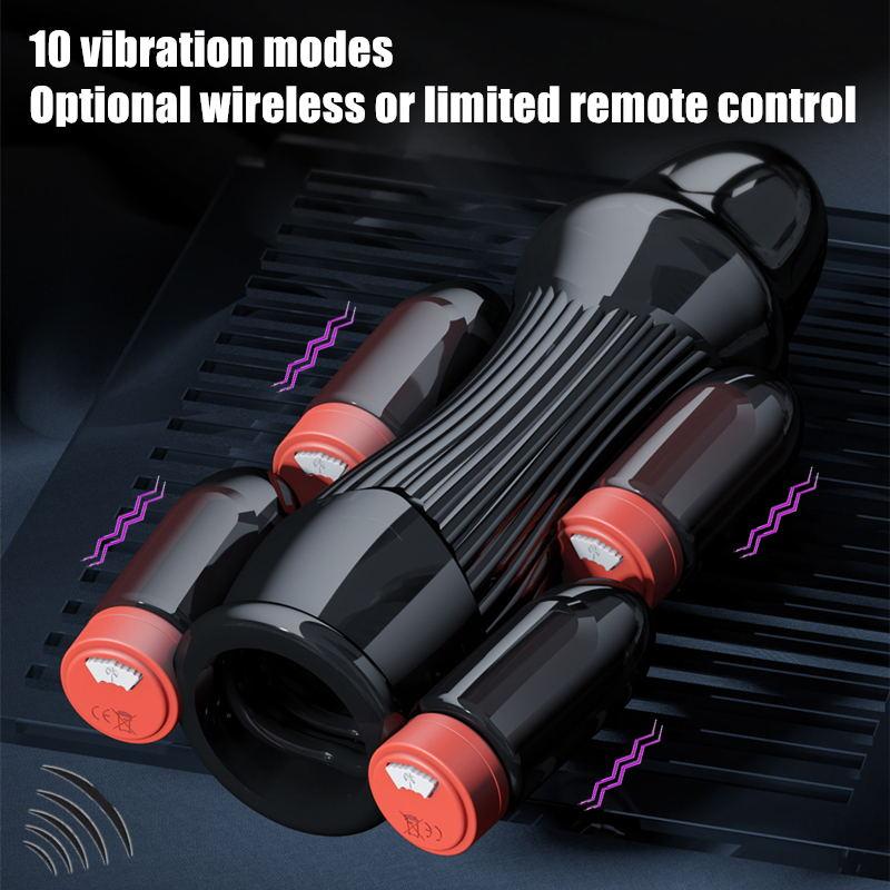 Bezdrátové dálkové ovládání Glans Vibrator Penis Ring Ring Sleeve Enlargement For Men Opakovaně použitelný kondom