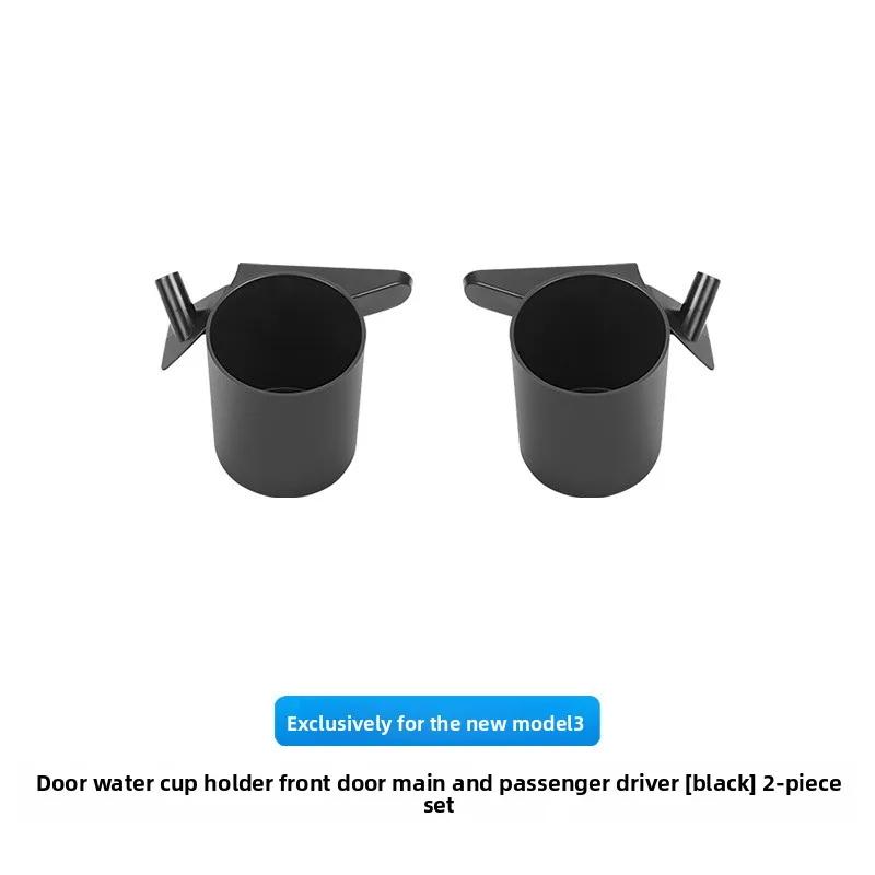 Car Sticker For Tesla Model 3 Y Juniper Highland Door Cup Holder Door Storage Car Accessories Tools Cup Holder Car Modification