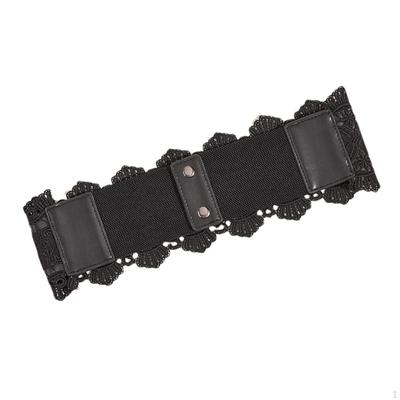 Wide Corset Belts Stretch Elegant Womens Dress Belt Elastic Waist for Party Maxi Shirts