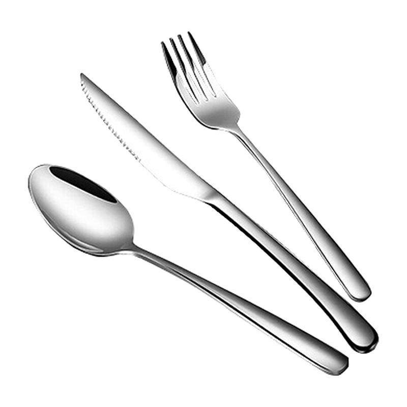 Suncha 3-Piece 304 Stainless Steel Steak Cutlery Set