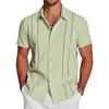 Men's 3D Printed Hawaiian Short Sleeve Vacation Shirt