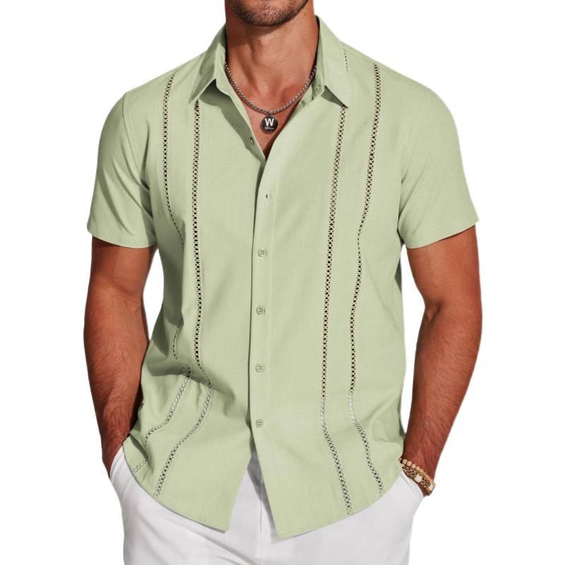 Men's 3D Printed Hawaiian Short Sleeve Vacation Shirt