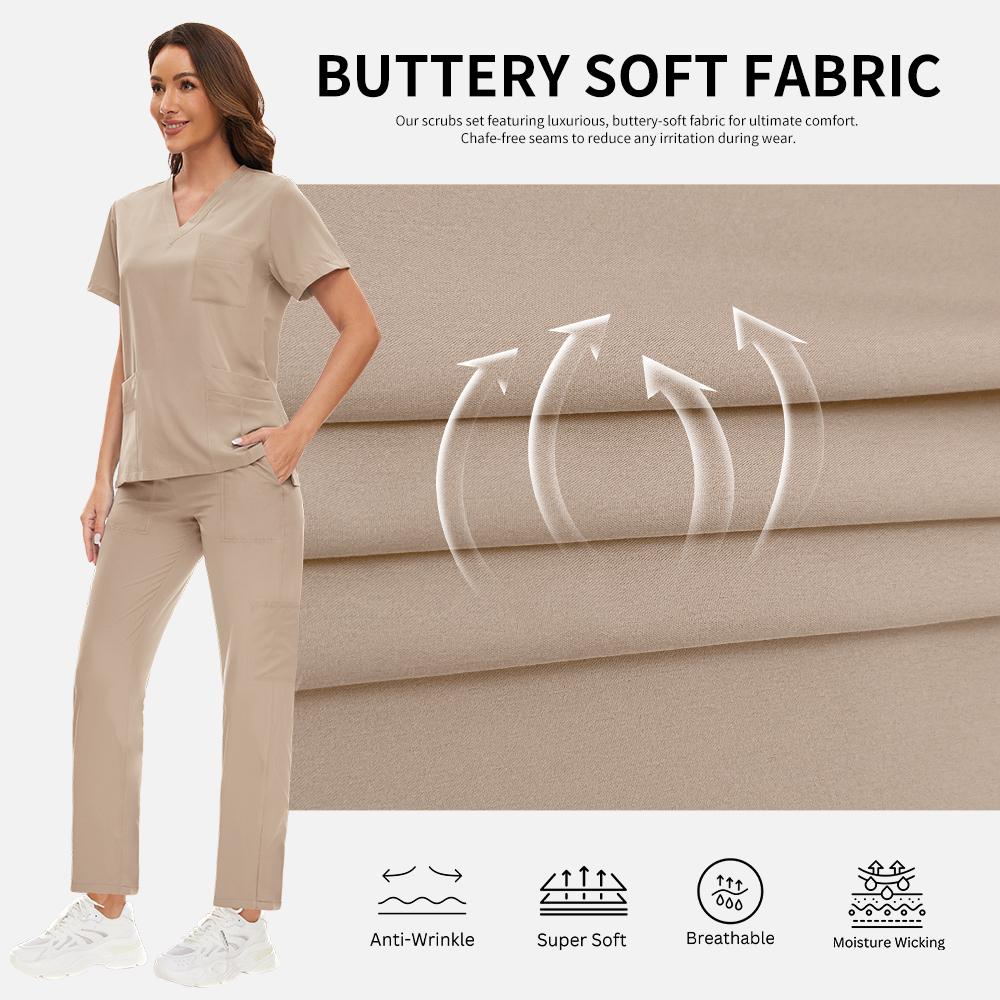 NiaaHinn Anesthetist Nursing Uniform Suit Unisex Spa Beauty Work Clothes Women Scrub Set Pet Clinic Medical Doctor Work Clothing