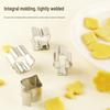Stainless Steel Geometric Mini Biscuit & Cookie Cutter Set
