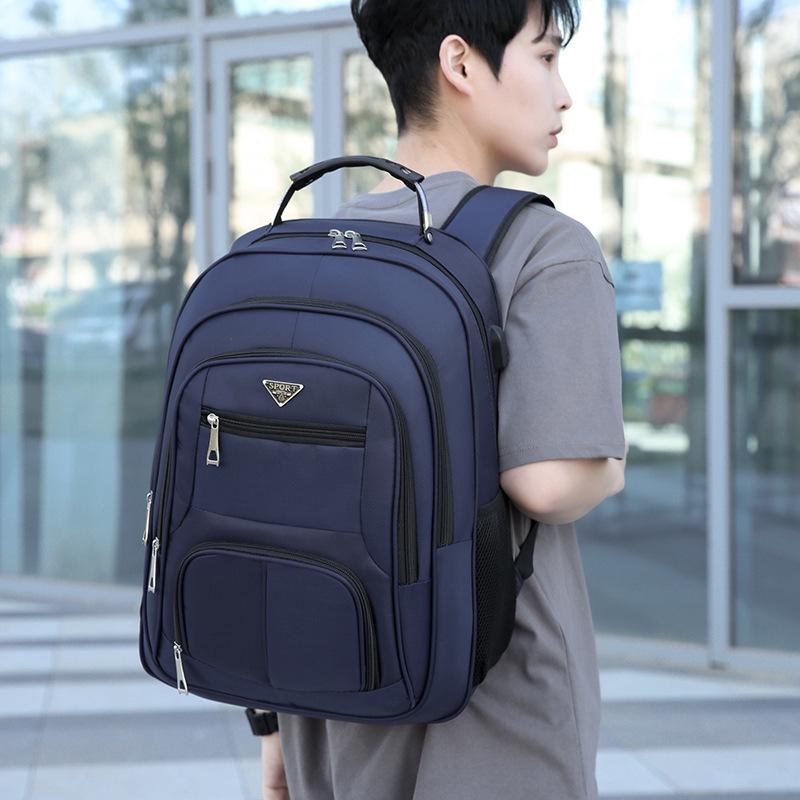 Herren Rucksack einfarbig Allzweck für Business und Reise