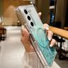 For Samsung Z Fold 6 5 Cover Gradient Glitter Magnetic Magsafe Case For Samsung Z Fold5 Z Fold4 Z Fold3 Wireless Charging Cover
