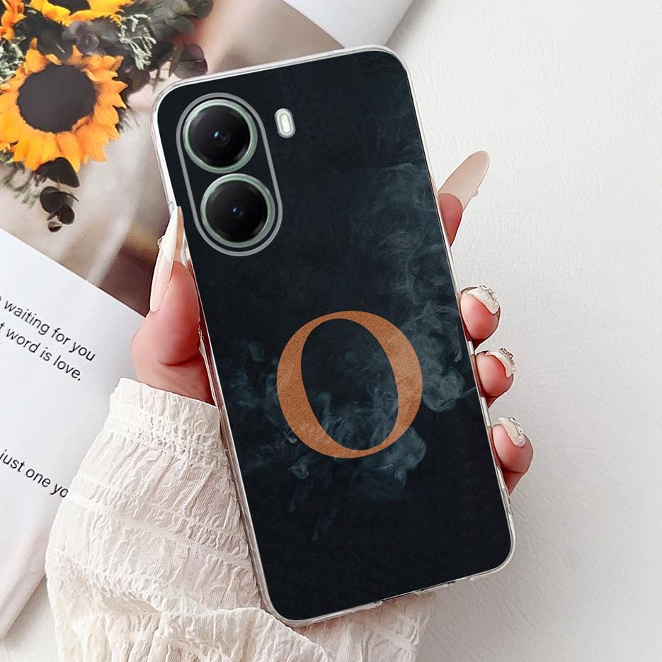 For Xiaomi Poco X7 Pro Case Luxury Letters Cover Clear Silicone Soft Slim Phone Case For Xiaomi Poco X7 PocoX7 Pro X7Pro 5G Bags