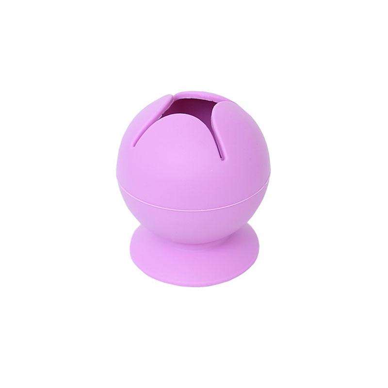 Silicone World Waste Collector Silicone Storage Box Suction Cup Handmade Garbage Collector For Desktop Accessories Tools