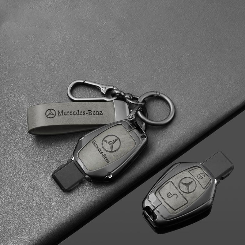 CRI1Leather Car Remote Key Case Cover Shell For Mercedes Benz A B G R Class GLA CLA GLK GLC CLS W176 W204 W251 W463 W205 A200 A260