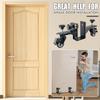 Door Installation Dolly 360 Degree Rotation Door Panel Universal Wheel Cart Portable Door Iron Mover Door Panel Installation Kit