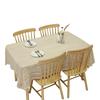 Elegant Retro Pastoral Style Lace Simple Crochet Tablecloth Cotton and Linen Coffee Table Cloth Background Cloth Placemat