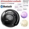 Wireless Bluetooth AI Real-time Language Translation Earphones 144 Languages Ear Hanging Headphone Translator for Travel Busine