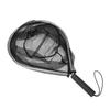 Fly Fishing Landing Net, Fishing Net Trout Net Plastic Fishing Net Aluminum Alloy   with Black Non-Slip Handle Perfect Tool for Fishing Lovers