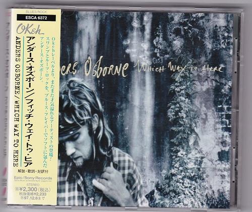 

CD ANDERS OSBORNE - Fitch Way to Here ESCA6372 Okeh 1995 Japan ObiRock Used