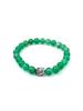 Green Aventurine Beaded Bracelet with Buddha Charm, Adjustable Fit, Spiritual Gemstone Perfect Gift for Both Men's and Women's "
