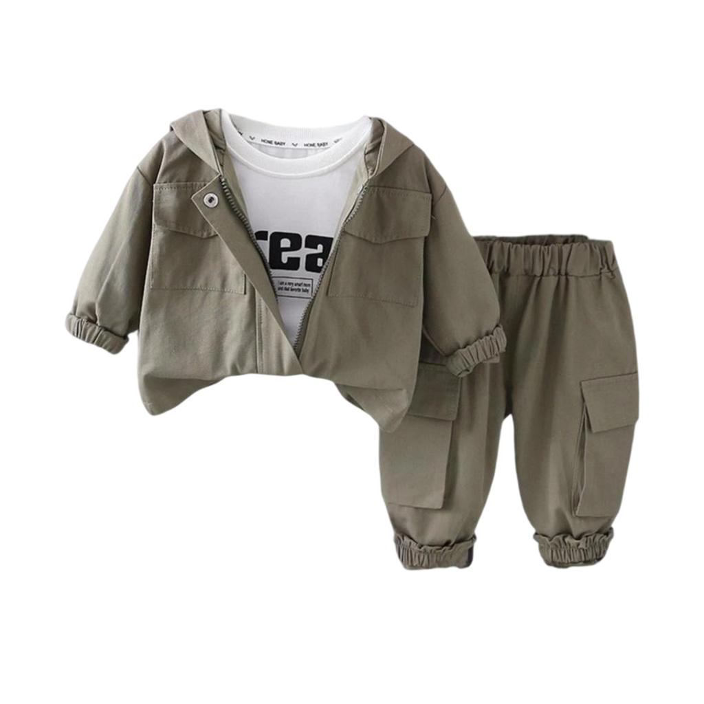 Uformelt langermet sett for barn, komfortable hverdagsantrekk