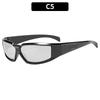 Hip-Hop Square Frame Sunglasses Unisex for Driving Outdoor Travel UV400 Protection Sun Glasses with Durable Fashion Eyewear