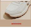 2024 Women's Lightweight Large Leather Running Shoes: Korean-Style Casual Sneakers
