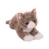 Snug and Soft Cat Plush Toy Realistic Stuffed Animal Design Home and Office Decoration for Kids and Cat Lovers