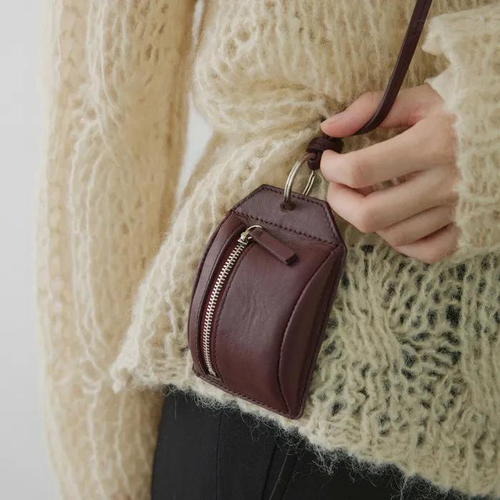 COW LEATHER MINI POUCH (2COLOR)
