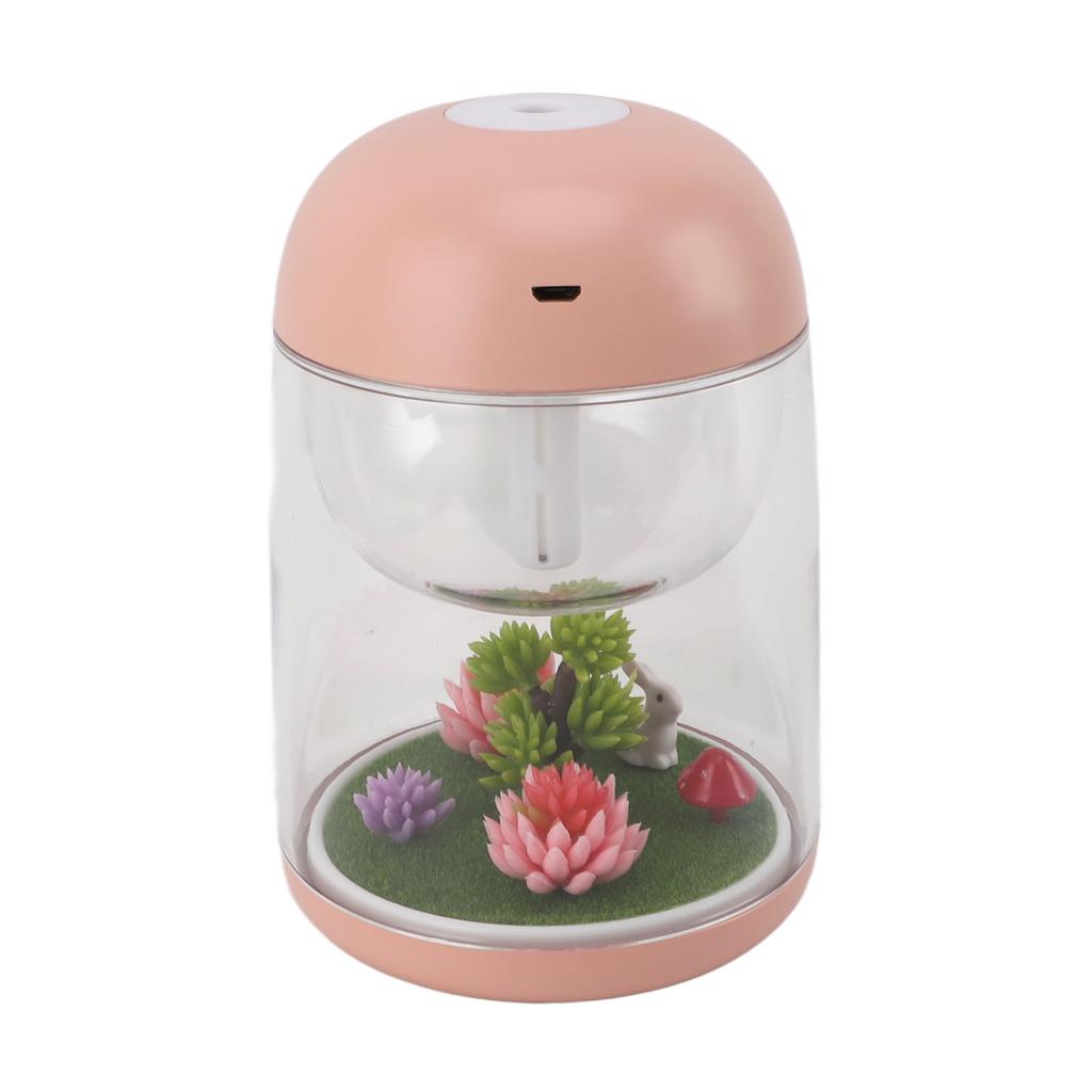 Micro Landscape Humidifier Cute Quiet 2 in 1 Ultrasonic Essential Oil Diffuser Humidifier for Bedroom Office Car